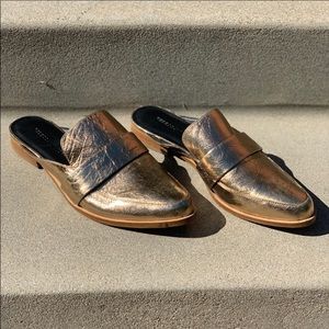 Rebecca Minkoff Mules, size 9 Gold